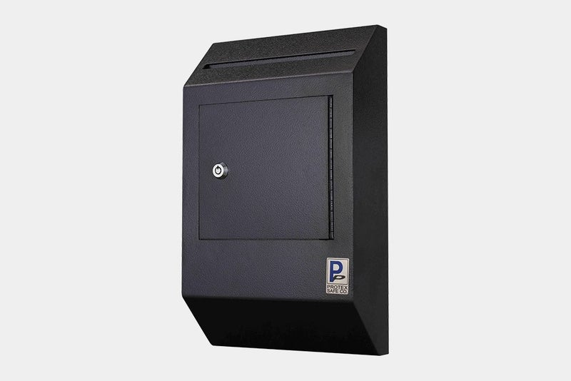 Protex Letter Size Wall Drop Box - WDB-110 - Black Carousel 2