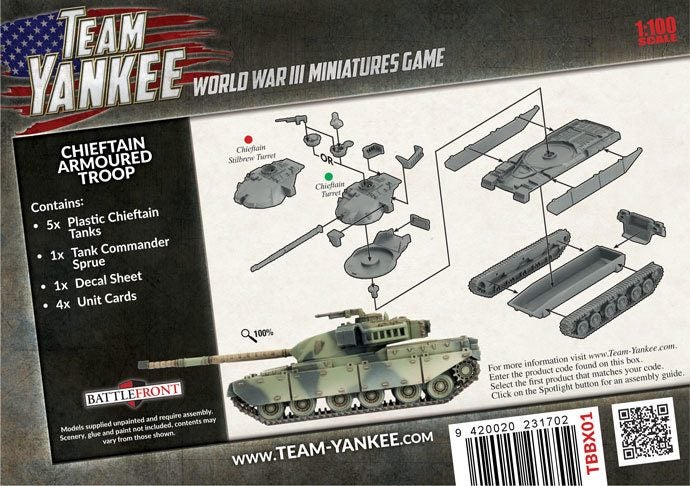 Flames of War: Team Yankee - Chieftan Armoured Troop Carousel 2