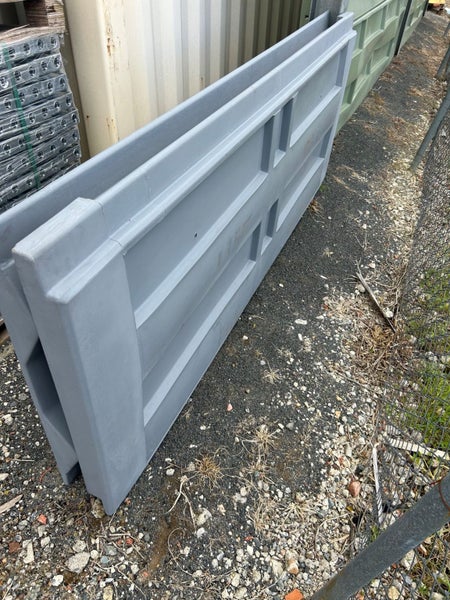 Fence Panel - Acoustic Noisewall - Light Grey 2.3 meter Carousel 1