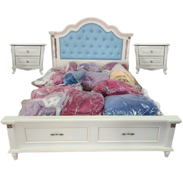 NEW Luxury Queen Bedroom Set 1.5M – European Style – Must Sell Carousel 1