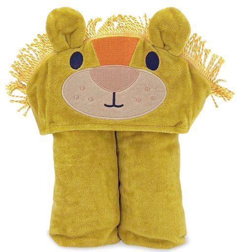 Mum 2 Mum: Kiddie Towel - Mustard Lion Carousel 1