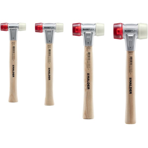 Halder BASEPLEX mallet zinc die cast housing/wood handle Ø40 Carousel 2