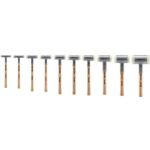 Halder SUPERCRAFT soft-face mallet non-rebound hickory handle Ø40 Nylon 715g Carousel 2