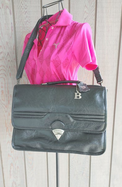 Bulaggi leather travel Shoulder Laptop documents Bag large Brief mens womens NEW Carousel 1