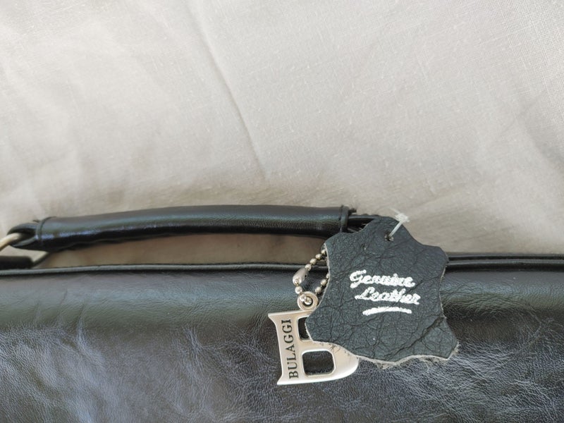 Bulaggi leather travel Shoulder Laptop documents Bag large Brief mens womens NEW Carousel 2