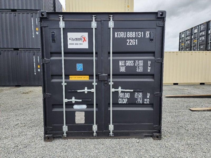 20ft GP Black shipping container - (In Cromwell now) Carousel 2