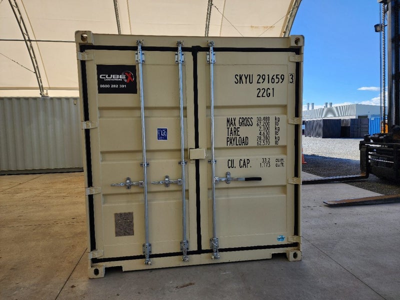 20ft GP Beige new build, one trip Shipping Container. CHRISTCHURCH62864737858563111