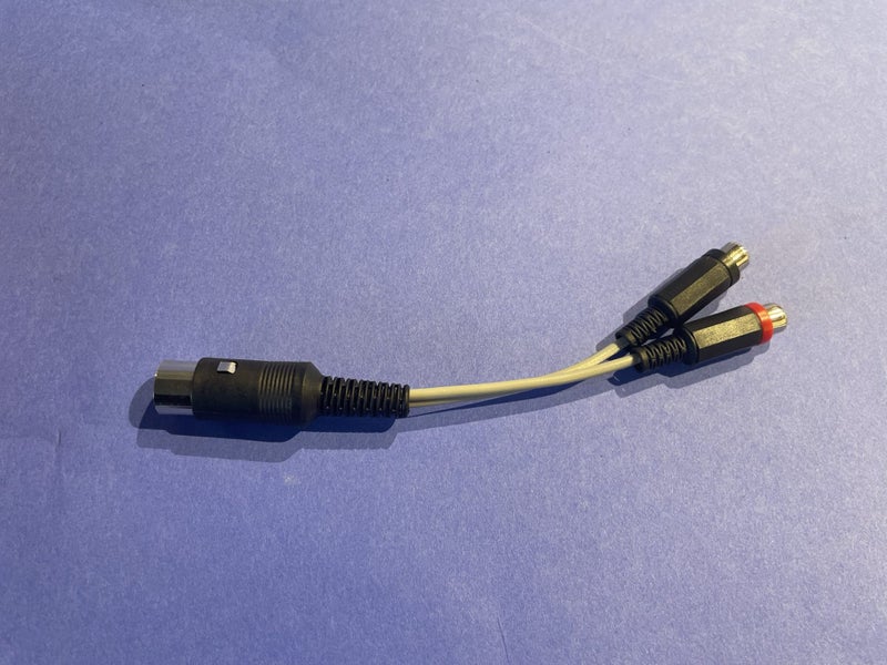 5 Pin male DIN to RCA female adapter cable input or output Carousel 2