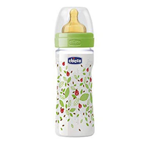 Chicco Well-Being Latex Teat Bottle 2 Months+ 250mL Carousel 4