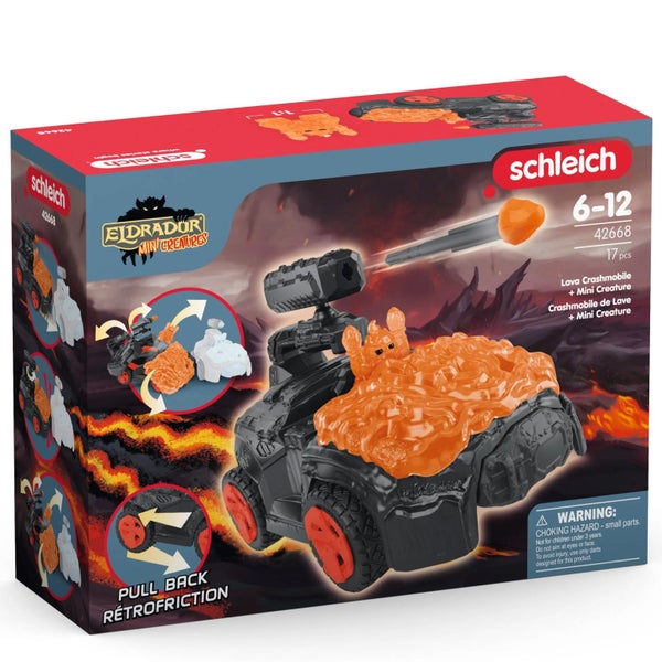 Schleich Lava CrashMobile with Mini Creature Carousel 7