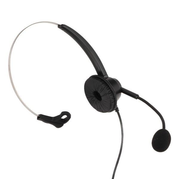 monaural headphones single ear customer service headset H360-3.5 Telephone Carousel 1