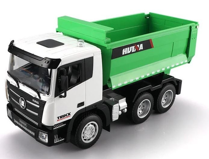 HUINA 1/18 Scale RTR Multi-Function Remote Control RC Dump truck W/ 2 Recharg... Carousel 1
