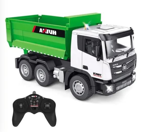 HUINA 1/18 Scale RTR Multi-Function Remote Control RC Dump truck W/ 2 Recharg... Carousel 2