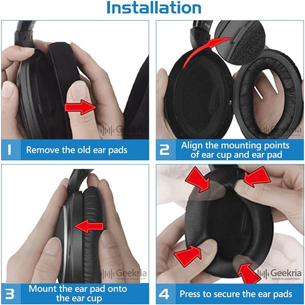 Replacement Ear Pads for Sennheiser HD598, HD598SE, HD598CS HD599 Headphones Carousel 5