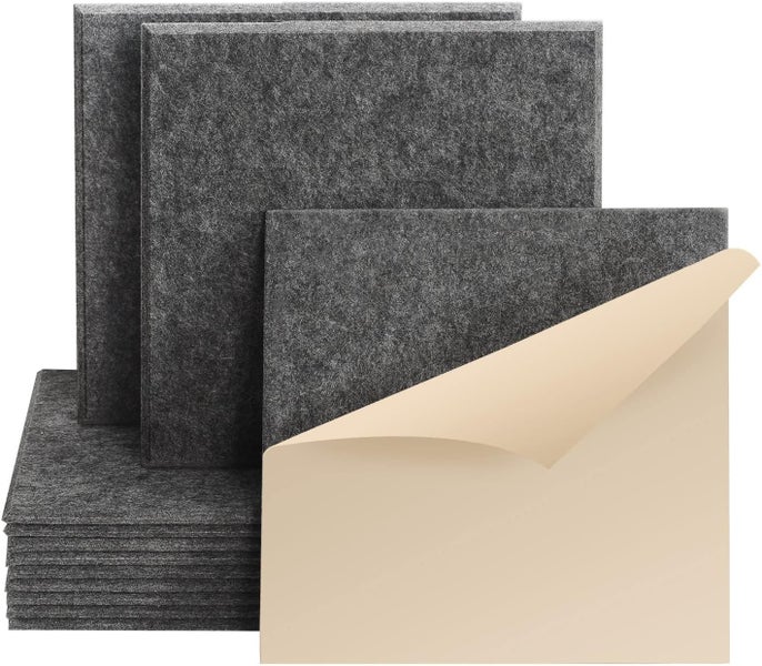 12PCS Self Adhesive Acoustic Panels Acoustic Foam62995660646273112