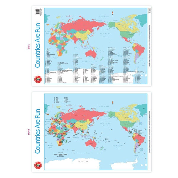 LCBF Wall Chart Countries Are Fun Poster Carousel 1