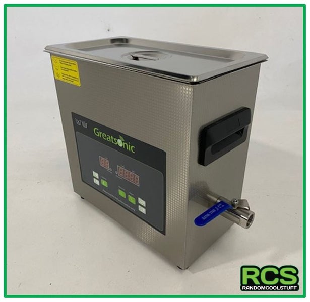 ULTRASONIC CLEANER 6 Litre .Heating and DEGAS functions. Carousel 1