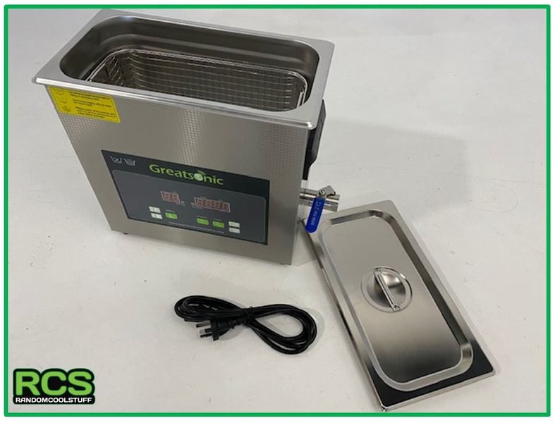 ULTRASONIC CLEANER 6 Litre .Heating and DEGAS functions. Carousel 2