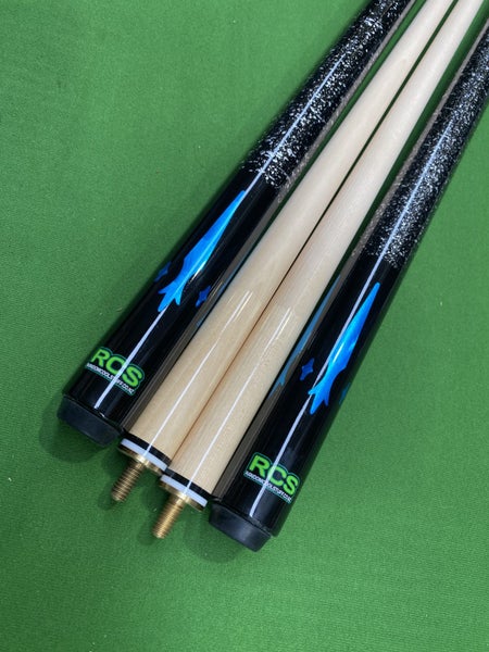 Pool Cue. Maple 2pce. 20 oz. RCS PERFORMANCE . Screw on Tip. Carousel 1