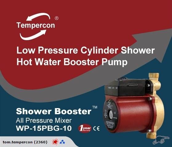 WP15PBG10 High Pressure Hot Water Pump - Silent & Brass Carousel 1