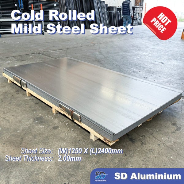 Cold Rolled Mild Steel Flat Sheet Thickness-2.0mm Size-1.25x2.4m Carousel 1
