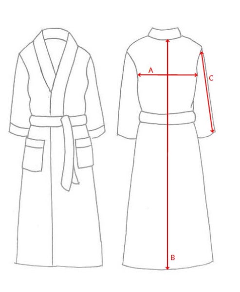 Bathrobe / Robe - Spring Flowers Blue (S/M) - BAKSANA Carousel 2