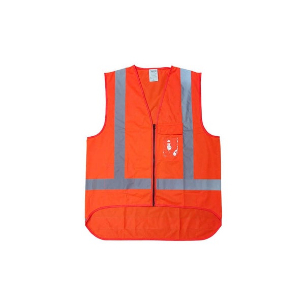 Orange HiViz X-Back Vest Transit 3XL - 5 Pack Carousel 1