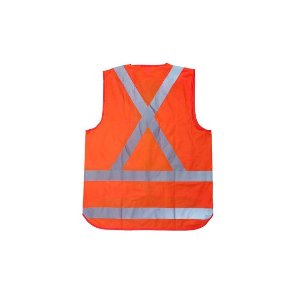Orange HiViz X-Back Vest Transit 3XL - 5 Pack Carousel 2