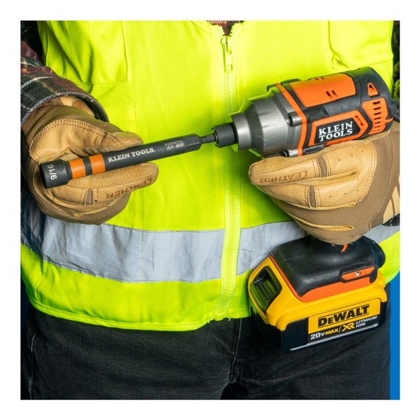 Klein Tools Hollow Magnetic Colour Coded Ratcheting Power Nut Drivers 7pc Carousel 5