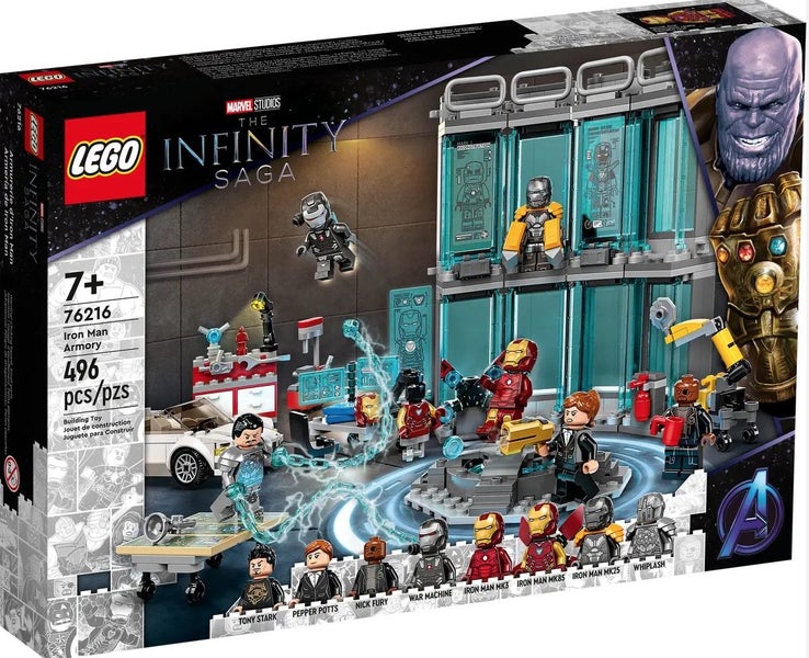 Lego 76216 Marvel ~ Iron Man Armoury *Brand New* Carousel 1