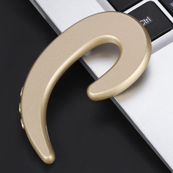 bone conduction bluetooth headset wireless earphone ear hook headphone painless Carousel 1