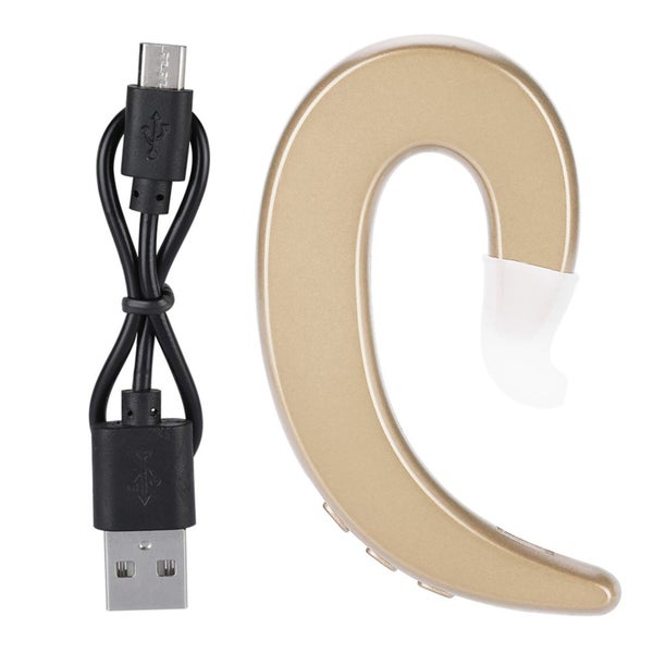 bone conduction bluetooth headset wireless earphone ear hook headphone painless Carousel 5