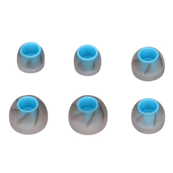 soft earbud tips earphone eargels 6pcs Earphone Eartips Silicone Soft Noise Carousel 5