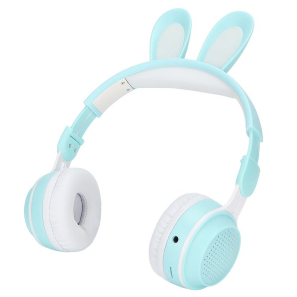 over ear headset Rabbit Ear Bluetooth 5.0 Headphones Folding Kids Wireless Carousel 1