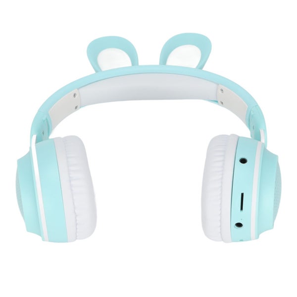 over ear headset Rabbit Ear Bluetooth 5.0 Headphones Folding Kids Wireless Carousel 2