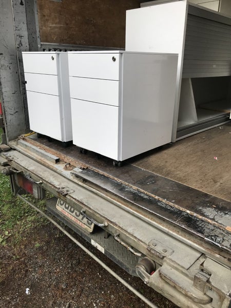 White Metal Underdesk Mobile. Carousel 4