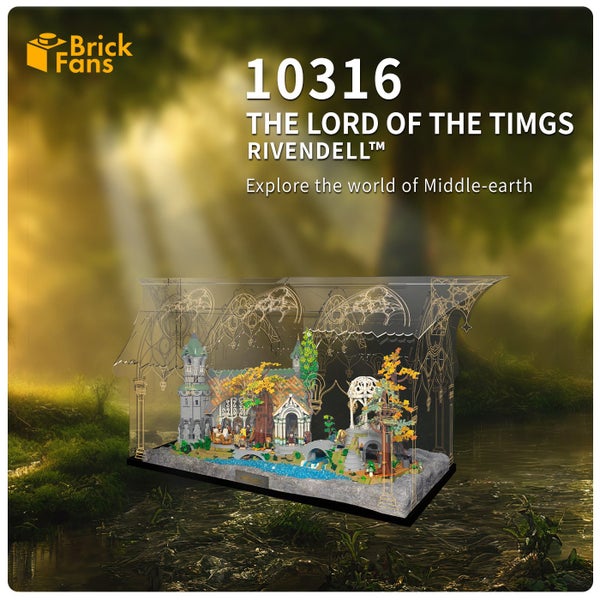 Lego The Lord of the Rings: Rivendell 10316 Display Case Carousel 1