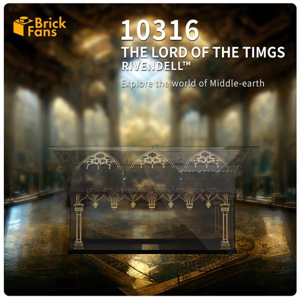 Lego The Lord of the Rings: Rivendell 10316 Display Case Carousel 2