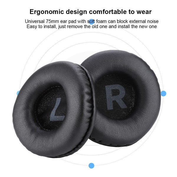 headphone earpad headphone cover headphone foam ear pad replacement 75mm Carousel 2
