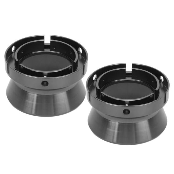 nab hub adapters 1 Pair 10 Inch NAB Hub Adapters Polished Aluminum Alloy Opener Carousel 5