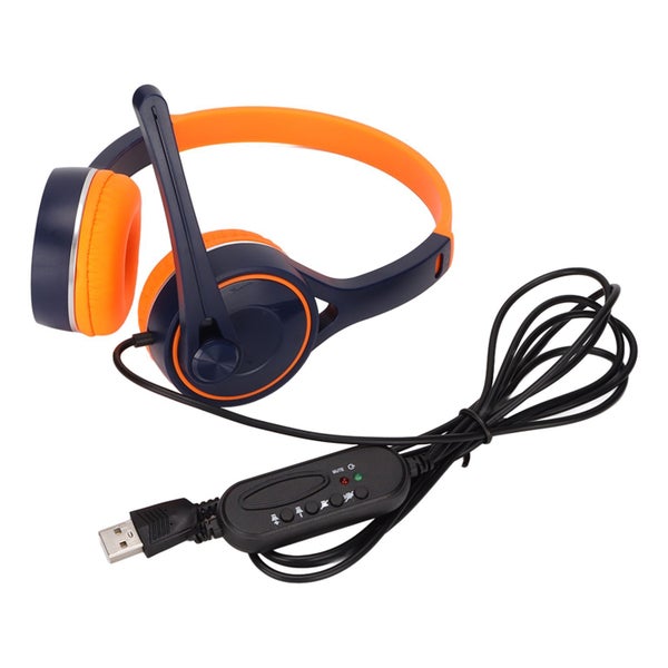 over ear headphones on ear headphones Kids Headphone Professional USB Computer Carousel 1