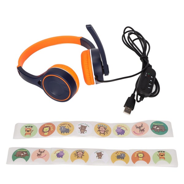 over ear headphones on ear headphones Kids Headphone Professional USB Computer Carousel 5