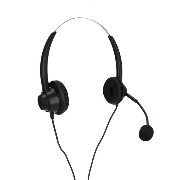 wired telephone headphone call center earphone Customer Service Headset Noise Carousel 1