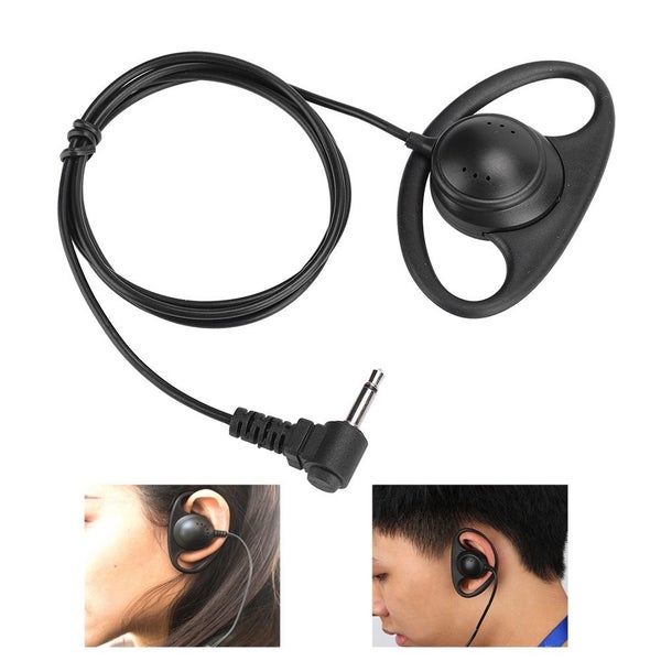 3.5mm earphone 2PCS Mobile Phone 3.5mm Large Loudspeaker Ear Hanging Headset Carousel 1