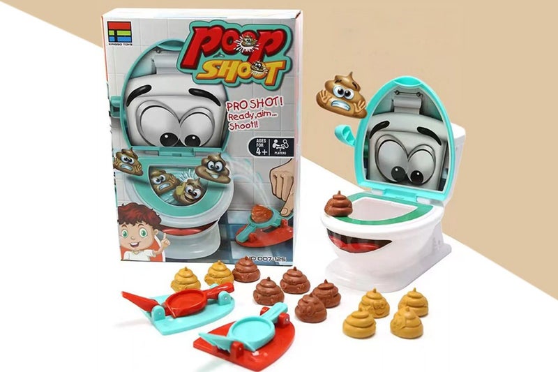 Funny Family Poop Shoot The Toilet Toy Poop Shoot Game Toy for Kid Carousel 2