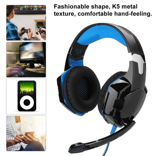 gaming headset headphone with microphone G9000 Gaming Headset Wired Lighting Carousel 1