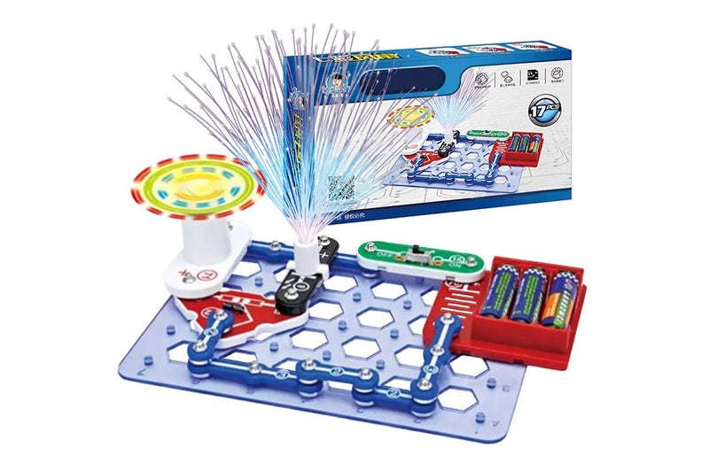 34Pcs Science Electric Kit Experiments Set Educational STEM Toys For Kids Carousel 9
