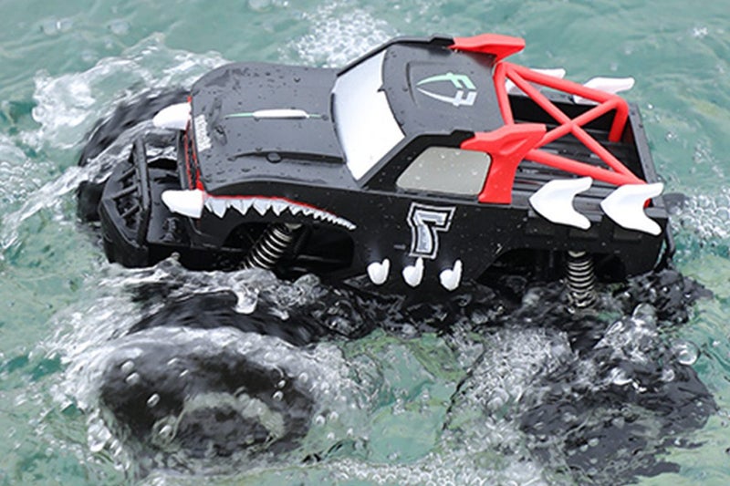 RC Monster Truck 2.4GHz All Terrain Car For Kids Off Road RC Truck-Red Carousel 2