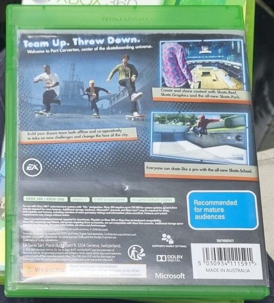 **XBOX ONE - Skate 3 / XBOX 360 - Skate 3** Carousel 2