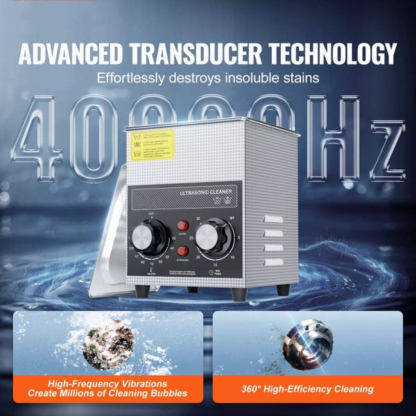 2L Ultrasonic Cleaner with Heater Timer & Basket Digital Sonic Machine Carousel 2
